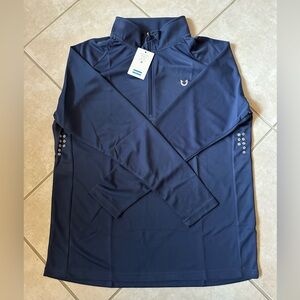NWT - Men's Navy Quarter-Zip Pullover